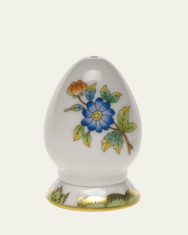 Queen Victoria Green Pepper Shaker